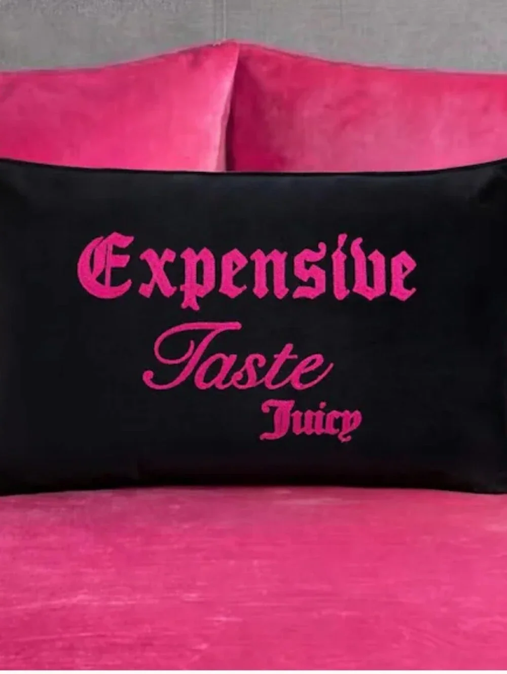 Juicy Couture Home High Maintenance Reversible Decoeative Accent Pillow